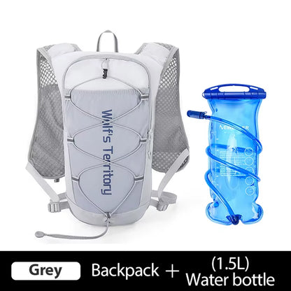 Ultralight Hydration Vest Backpack for Trail Running with Water Bottle for Marathons