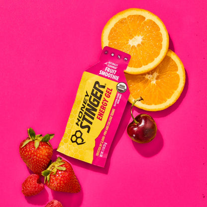 Organic Gluten-Free Energy Gel, Fruit Smoothie, 1.1 Oz, 24 Count Box