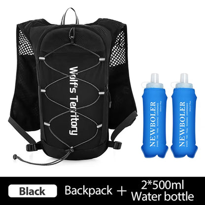 Ultralight Hydration Vest Backpack for Trail Running with Water Bottle for Marathons