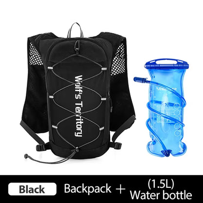 Ultralight Hydration Vest Backpack for Trail Running with Water Bottle for Marathons