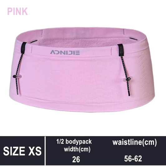 AONIJIE Hydration Running Waist Pack - No Bounce Trail Running Belt for Triathlon and Fitness Activities W8116