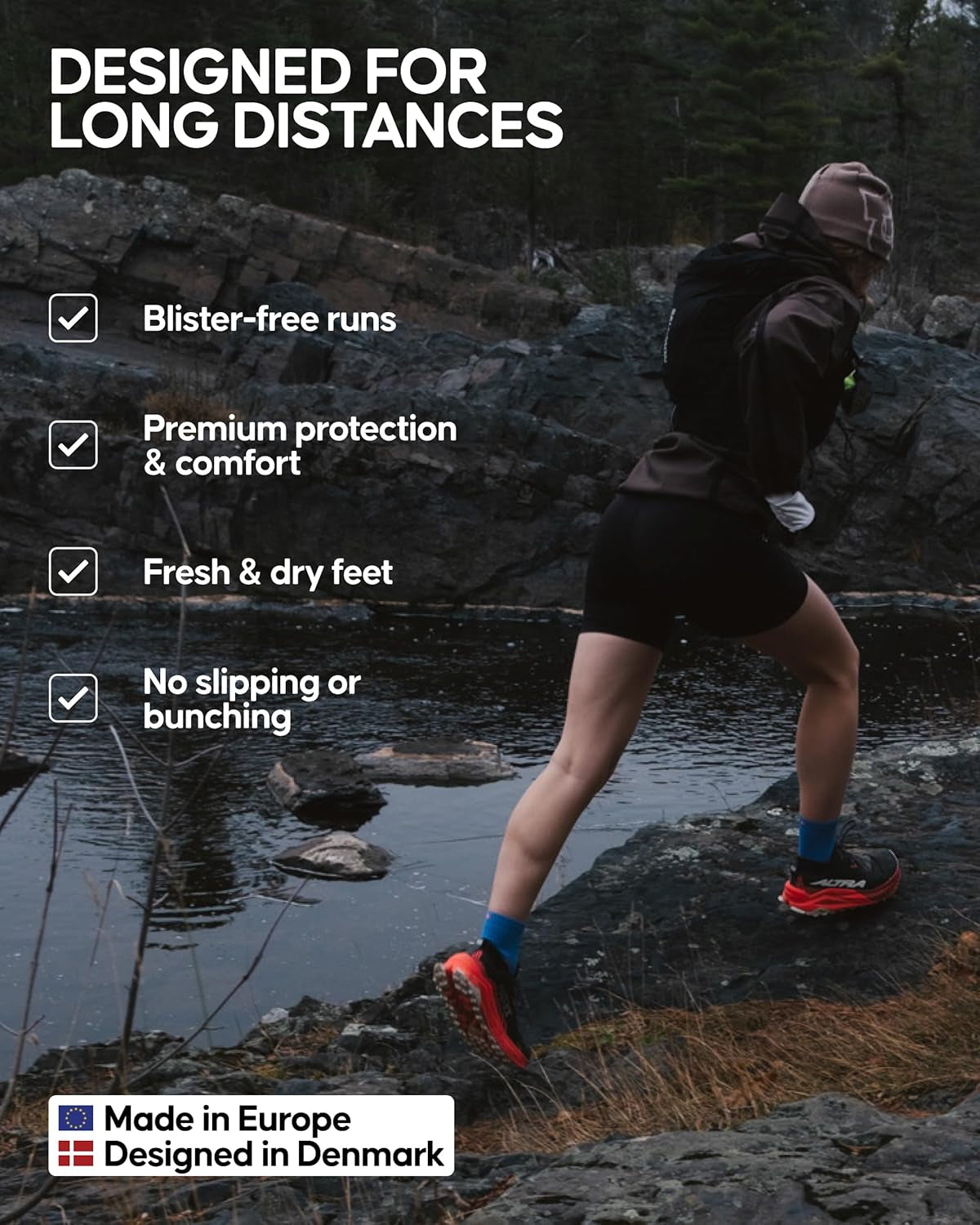 Ultra-Comfort Quarter Running Socks, Performance Socks, Men & Women - 3 or 5 Pack