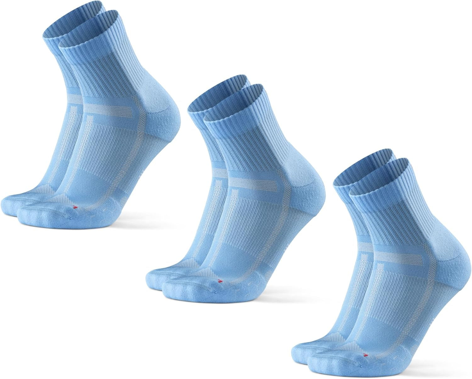 Ultra-Comfort Quarter Running Socks, Performance Socks, Men & Women - 3 or 5 Pack